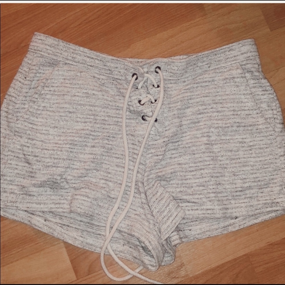 grey shorts from Aerie